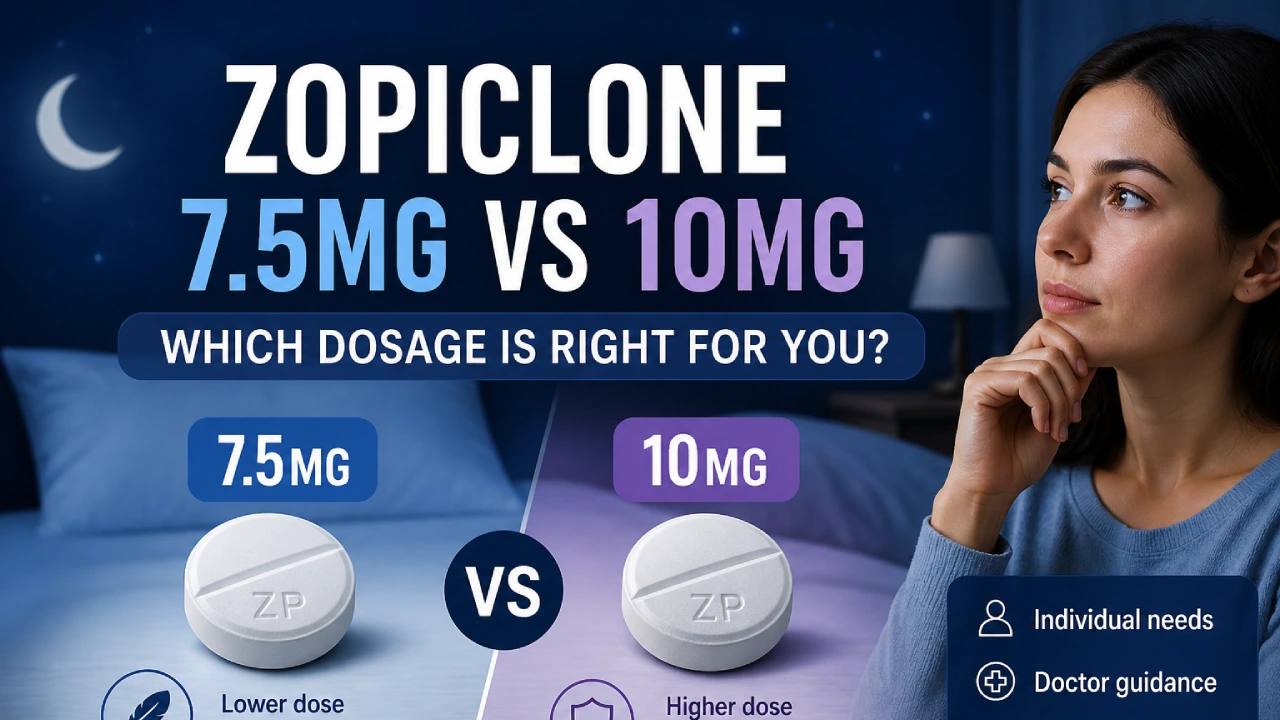 Zopiclone 7.5mg vs 10mg