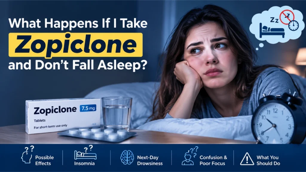 What Happens If I Take Zopiclone and Don’t Fall Asleep?